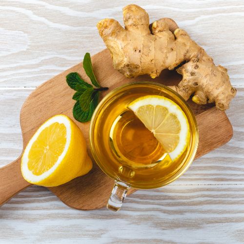 ginger lemon tea ingredients