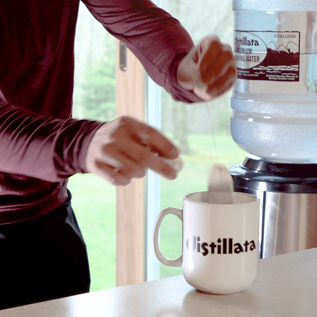 Sipping Hot Water Benefits Distillata