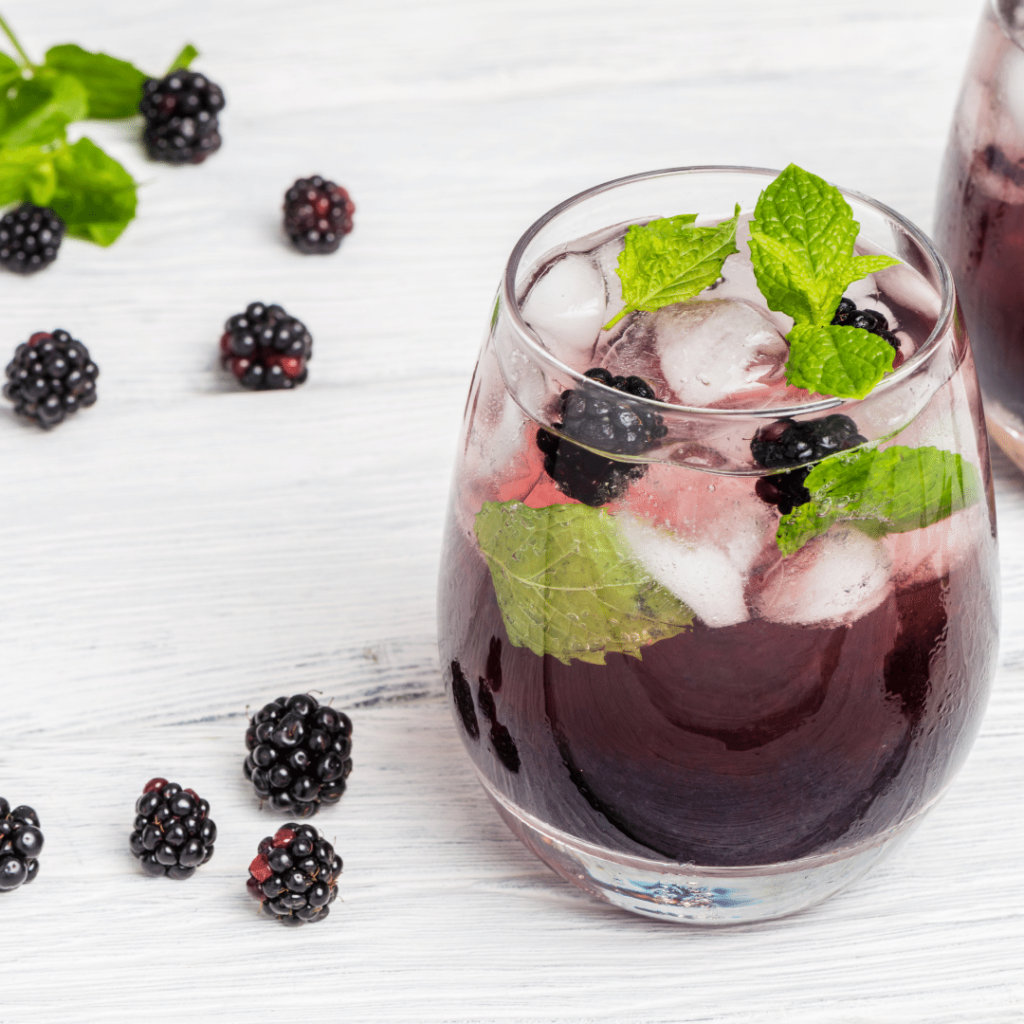 Easy Blackberry Mint Infused Water Distillata