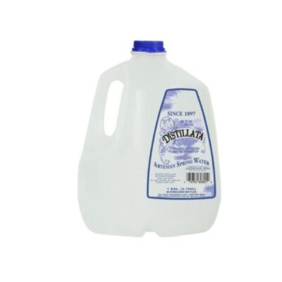 Distillata one gallon spring water