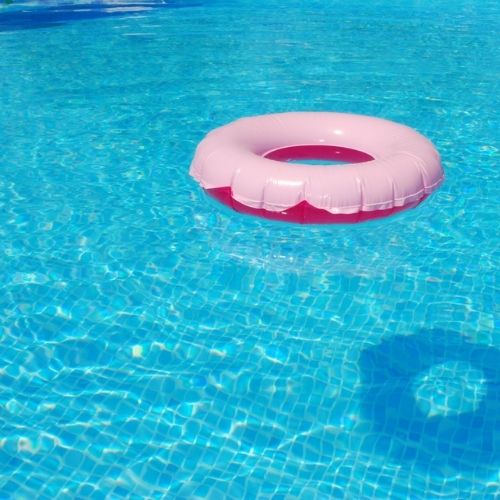 float in swimming pool