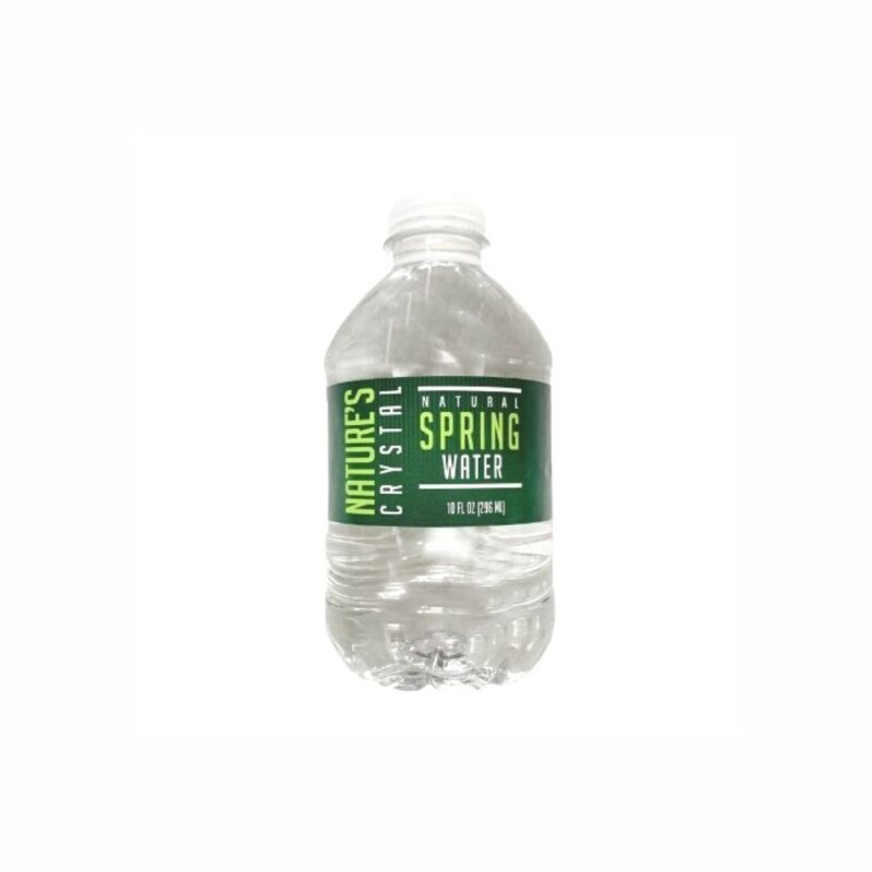 natures crystal 10 ounce spring water