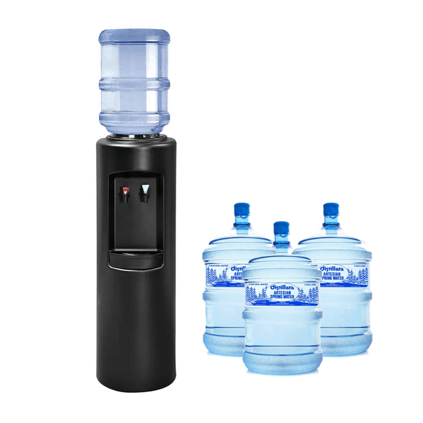 Water Cooler Starter Bundle (Black 