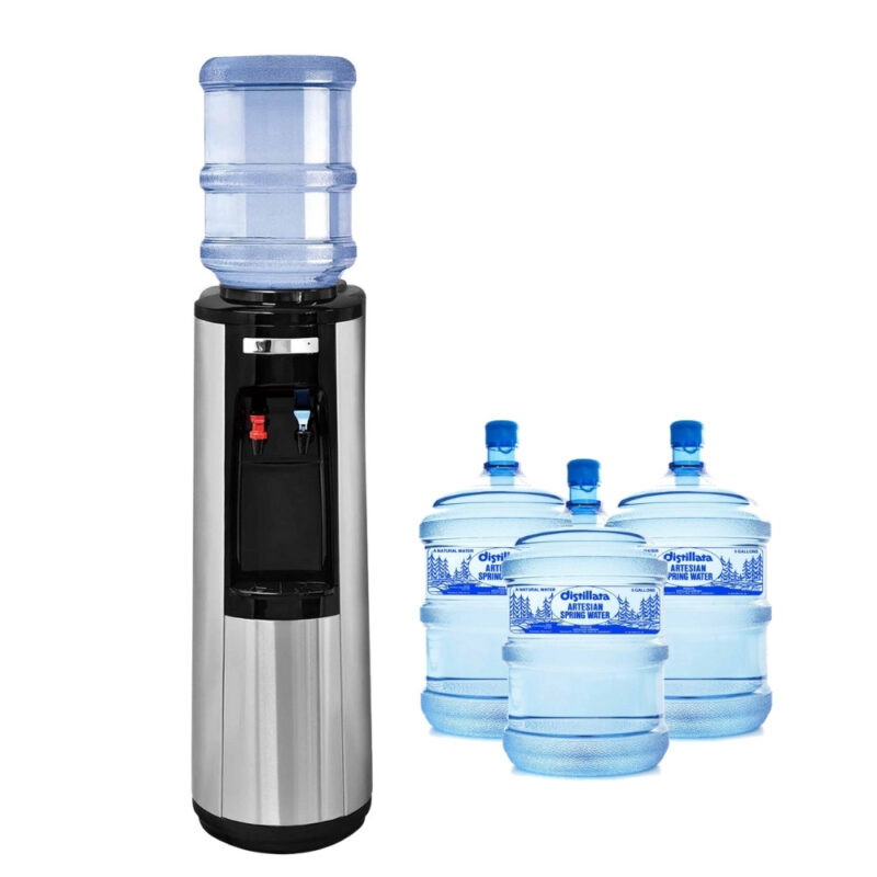 stainless steel water cooler gift bundle