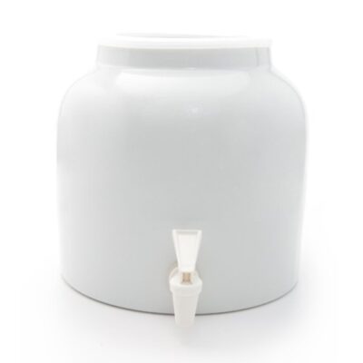 White Ceramic Crock Water Dispenser product image