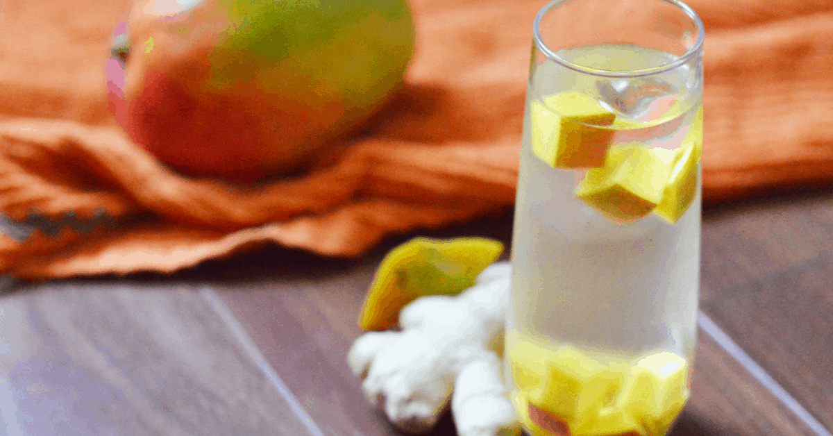 Mango Ginger Infused Water Recipe | Distillata