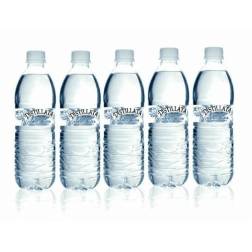 16 ounce distillata water bottles