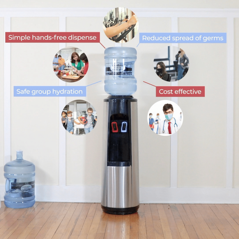 touchless water cooler benefits