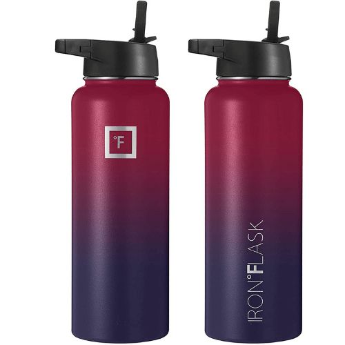 ombre iron flask water bottle