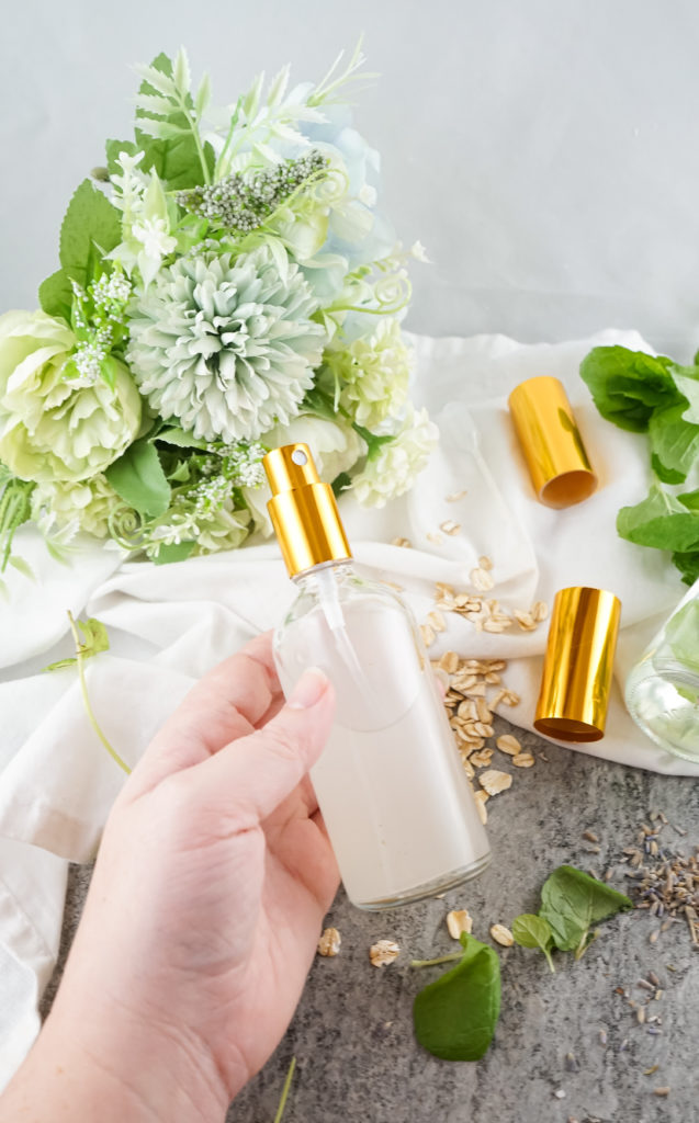 Homemade Oat Milk Face Mist for Dry Skin Distillata