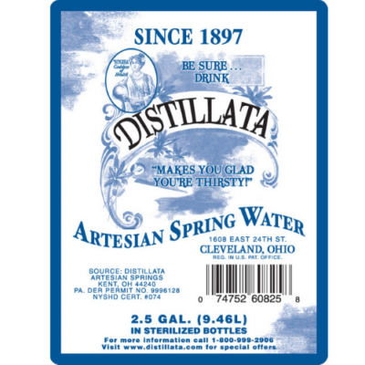 2.5 Gallon Spring Water Pallet | Distillata