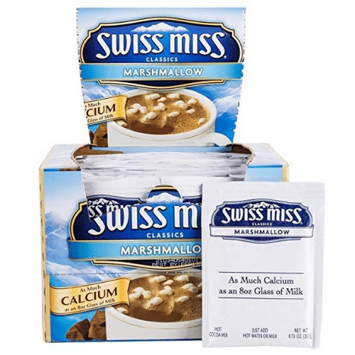 swiss miss hot cocoa with marshmallows