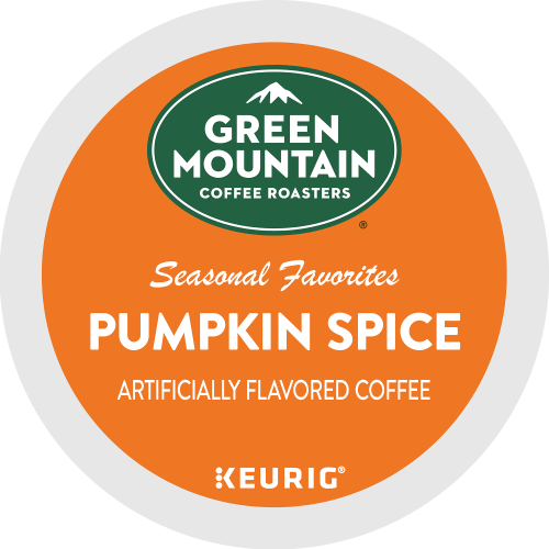 Green Mountain Pumpkin Spice Kcups lid