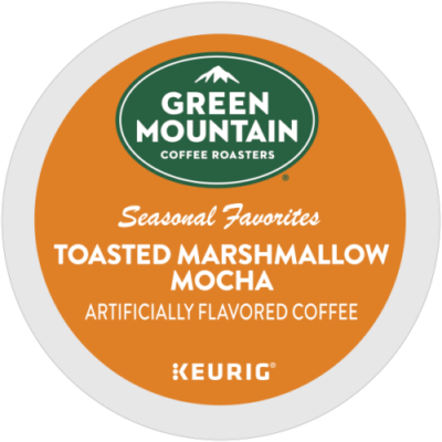 green mountain toasted marshmallow kcup coffee lid