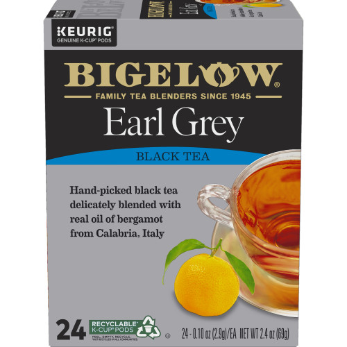 Bigelow Earl Grey black tea kcups box of 24