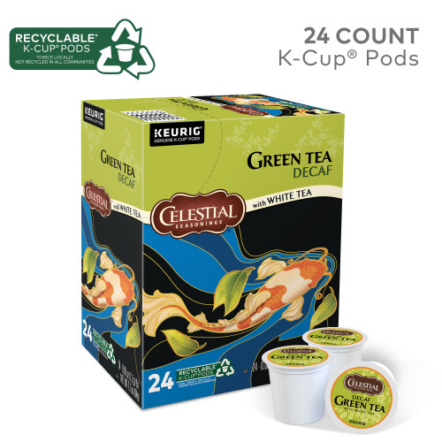 celestial seasoning green tea kcups box of 24