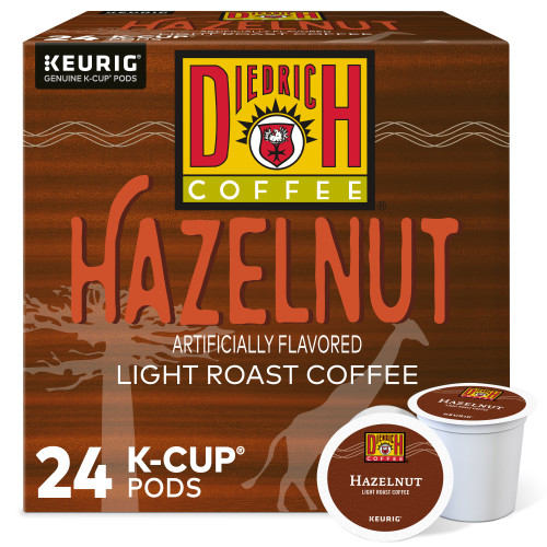 diedrich hazelnut kcup coffee box of 24