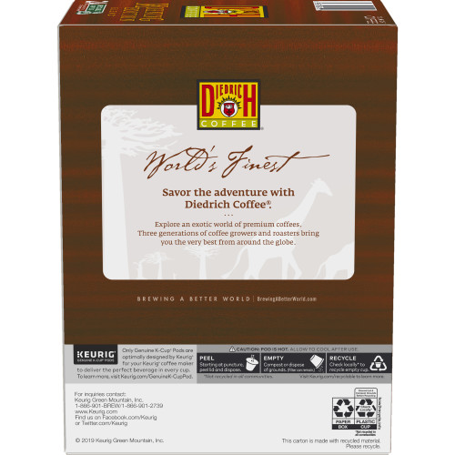 diedrich morning edition blend kcups box side 2