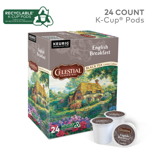 Celestial Seasonings English Breakfast Kcups box of 24