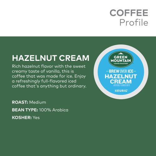 green mountain hazelnut cream kcups taste description