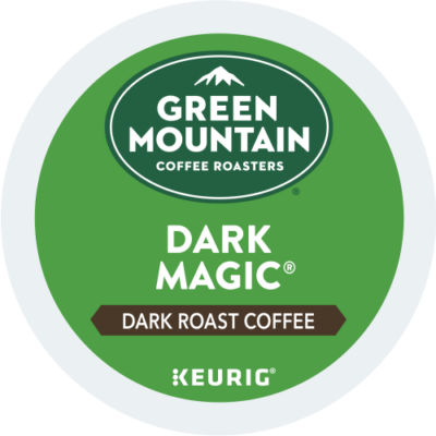 Green Mountain Dark Magic Kcups lid