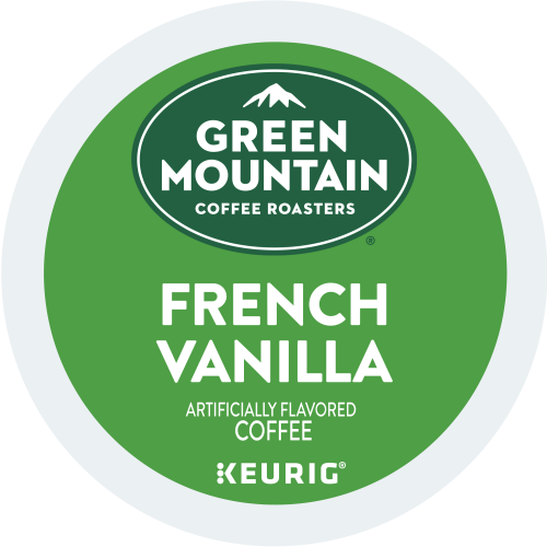 Green Mountain french vanilla decaf kcups lid