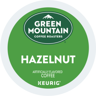 Green Mountain Hazelnut Kcups lid