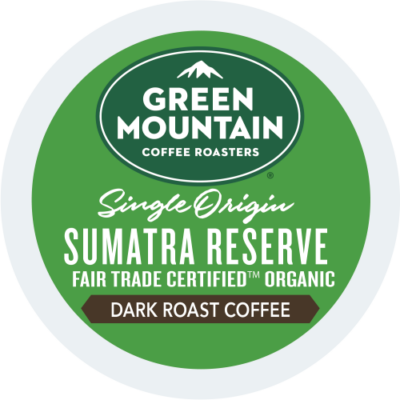 Green Mountain Sumatra Reserve Kcups lid