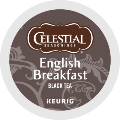 Celestial Seasonings English Breakfast Kcups lid