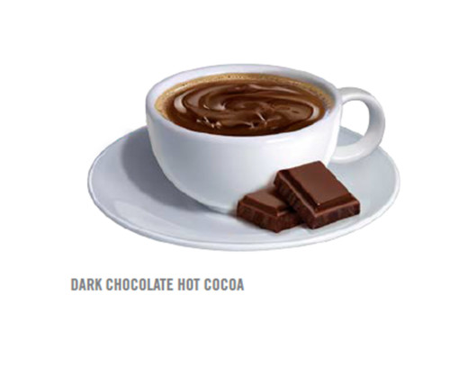 cafe escapes dark chocolate hot cocoa kcups in mug