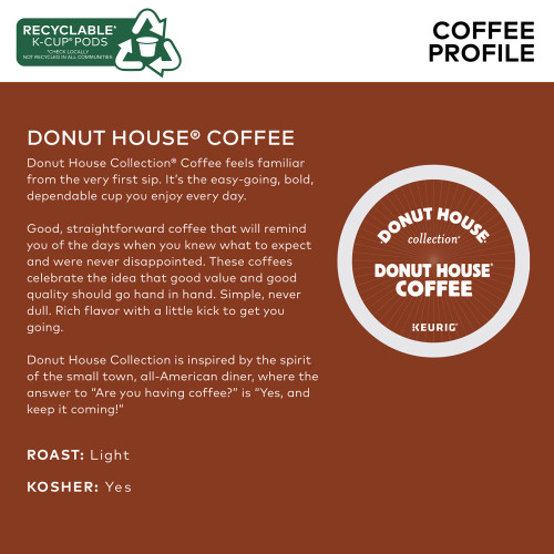 donut house kcups description