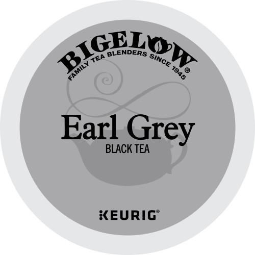 Bigelow Earl Grey black tea kcups lid