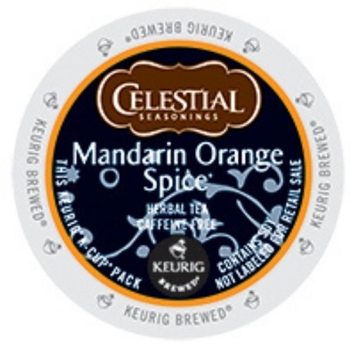 celestial seasonings mandarin orange spice kcup tea lid
