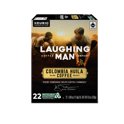 laughing man colombia huila kcups box of 22