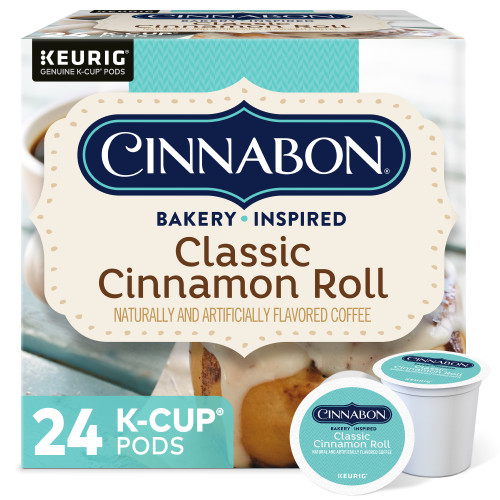 cinnabon kcup coffee box of 24