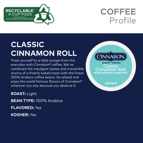 cinnabon kcups coffee description