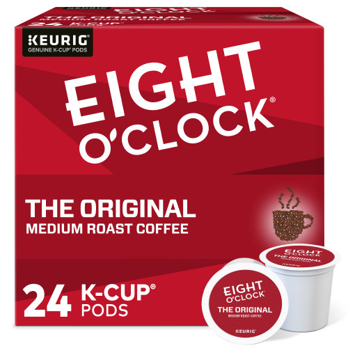 eight oclock coffee the original kcups box of 24 side view