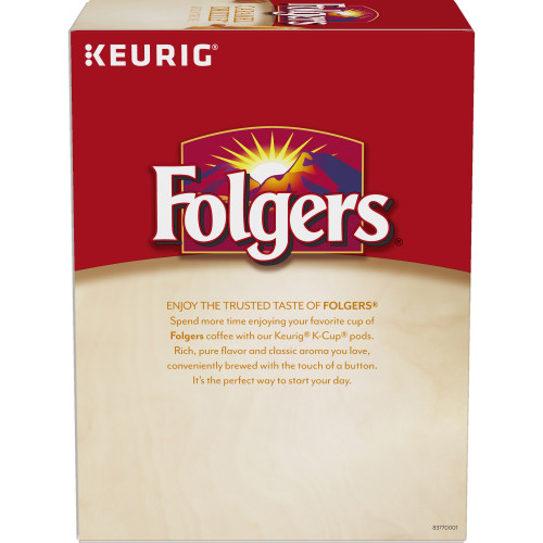 folgers caramel drizzle kcups box side
