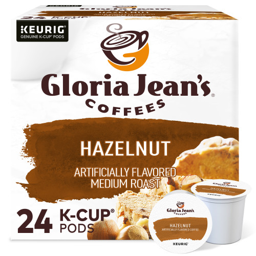 gloria jeans hazelnut kcups box side view