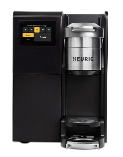 commercial keurig coffee brewer front view