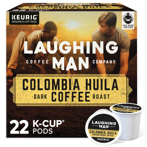 laughing man colombia huila kcups box of 24