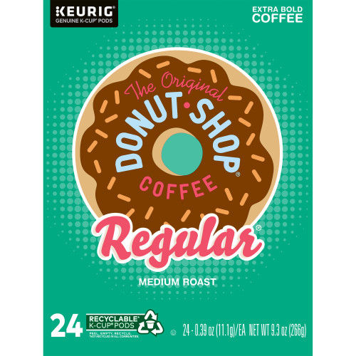 donut shop kcups box of 24 front view