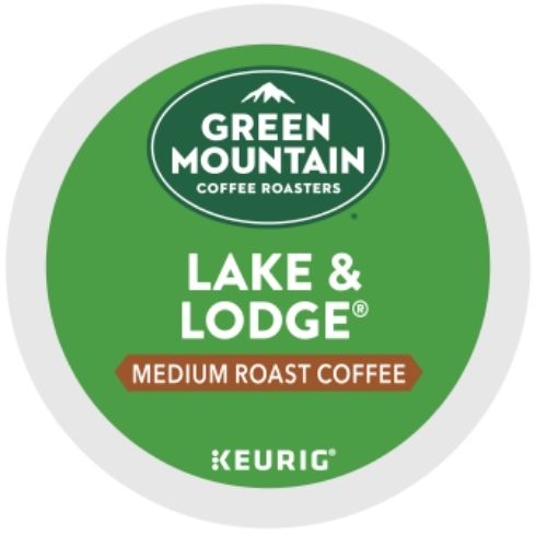 lake and lodge medium roast kcups lid